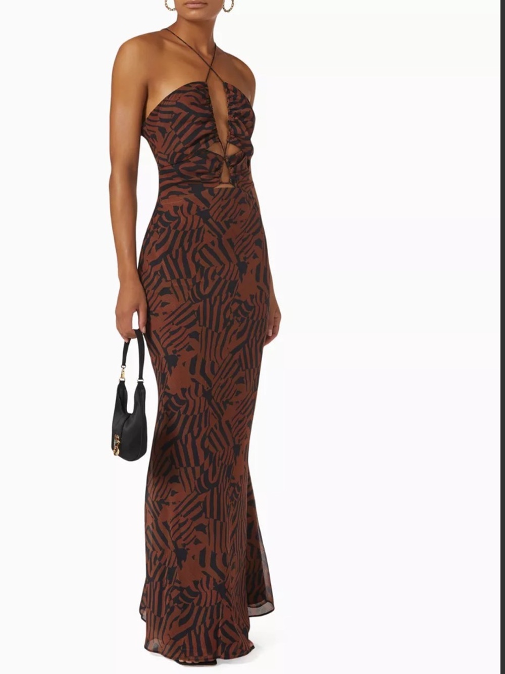 MISHA Lynette Zebra Print Dress US Size 2